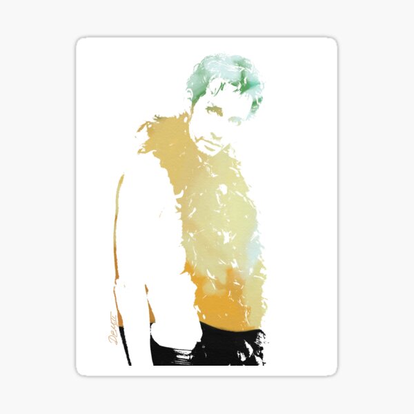 Klaus Hargreeves/ Robert Sheehan Art Sticker