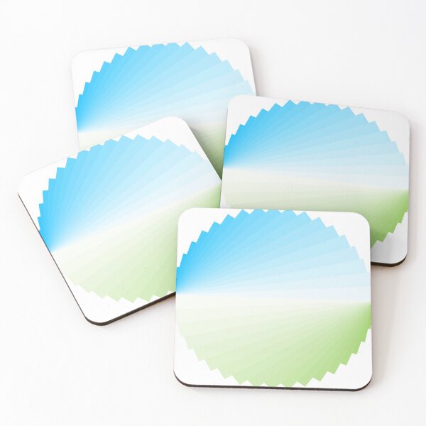 Item preview, Land and sky triangles in a circle designed and sold by ArtistImprob.