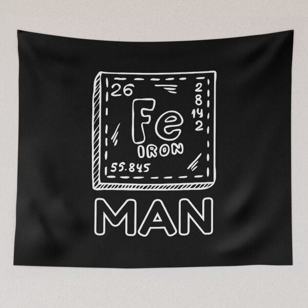 Item preview, Ironman Fe Symbol Funny - Invert Design designed and sold by DavesAccount.