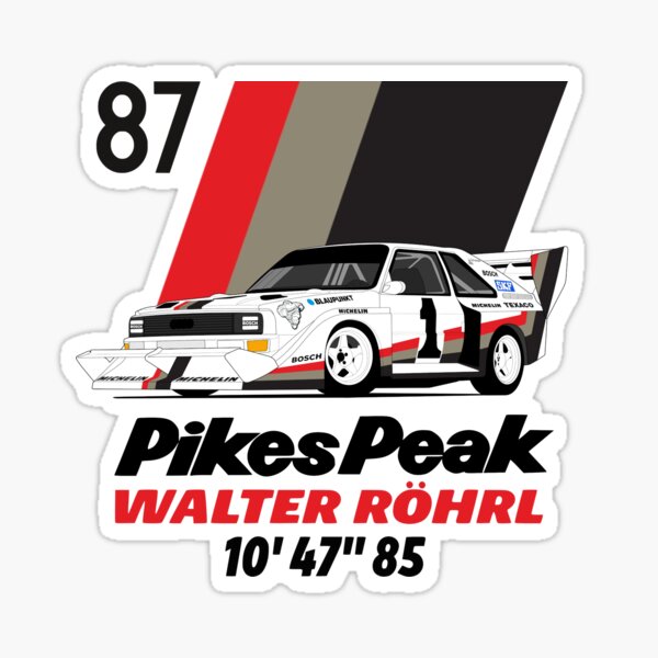Sticker Audi S1 E2 Pikes Peak Audi Sport