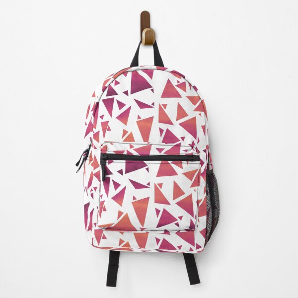 Item preview, Pink Neon Abstract Triangle Pattern designed and sold by bubblyshades.