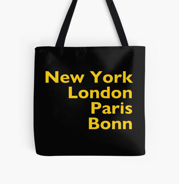Paris London New York Tote Bags