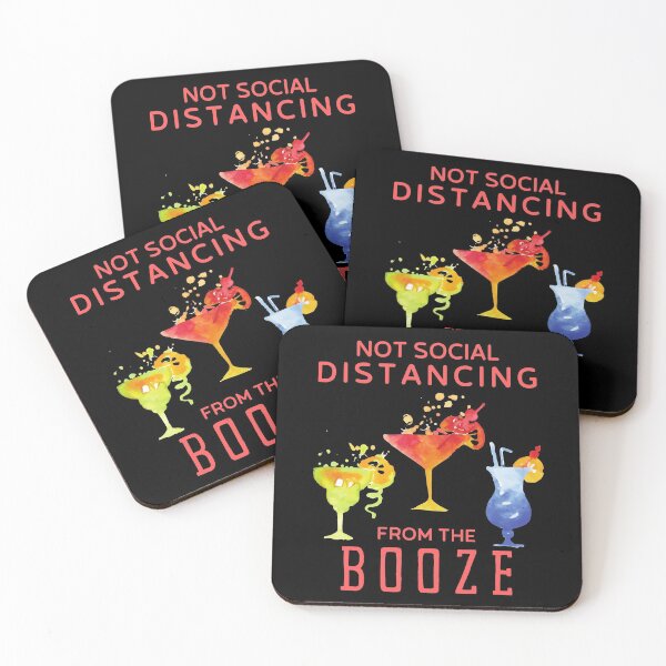 Item preview, Not Social Distancing from my Booze- Funny Drinking Design designed and sold by Adonalyn.