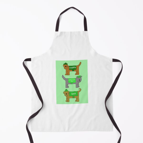 Item preview, St. Patrick's Day Cartoon Dogs in Coats and Hats designed and sold by KateTaylor.