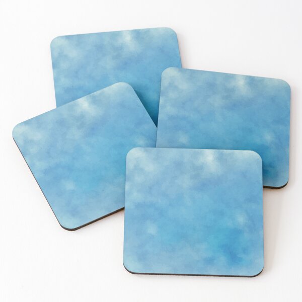 Item preview, watercolor blue tie-dye pattern abstract fabric texture and background. designed and sold by mashmosh.