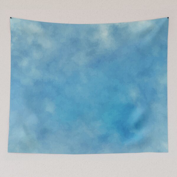 Item preview, watercolor blue tie-dye pattern abstract fabric texture and background. designed and sold by mashmosh.