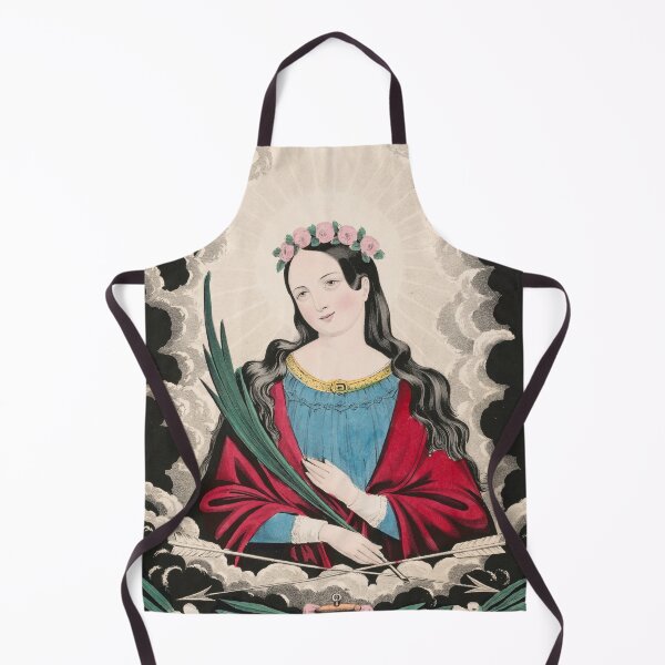 Item preview, St. Philomena Vintage Illustration designed and sold by Vintage Wall Art.