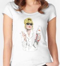 Patsy Stone AbFab Cheers Darling Women's Fitted Scoop T-Shirt