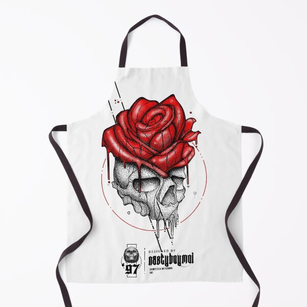 Item preview, Rose Skull Illustration designed and sold by nastyboymoi.
