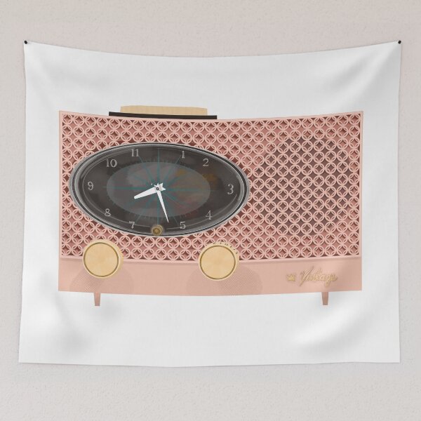 Item preview, Vintage Pink Radio designed and sold by jenbucheli.