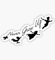Never Grow Up Sticker