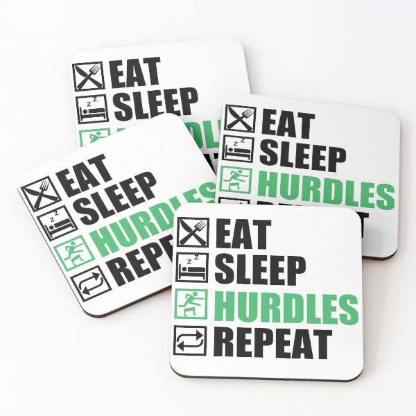 Item preview, Eat Sleep Hurdles Repeat designed and sold by stuff-n-stuff.