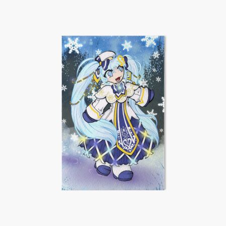 Snow Miku Art Board Prints Redbubble