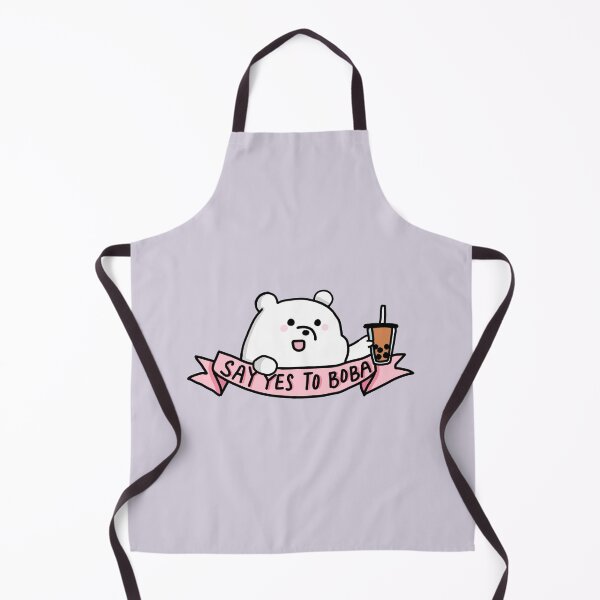 Item preview, Say Yes To Cute White Boba Bear designed and sold by itzzRebecca.