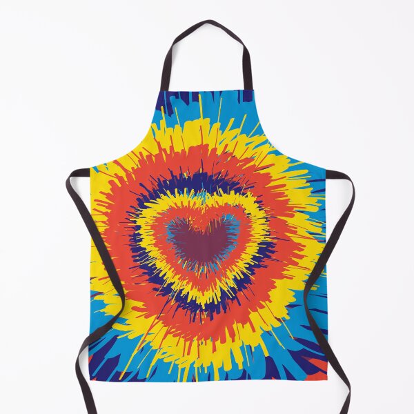 Item preview, Heart tie dye background Hippie Tie-Dye Style designed and sold by mashmosh.