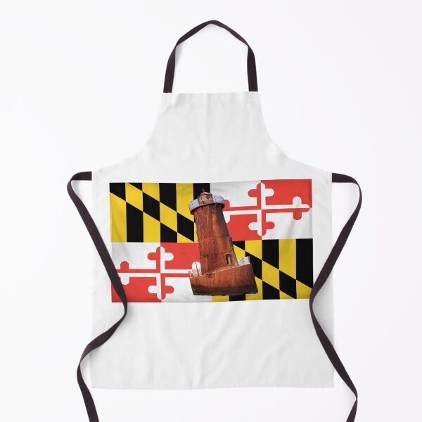 Item preview, Maryland Flag with Lighthouse designed and sold by baybranded.