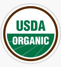 USDA Organic United States Department Of Agriculture Certified Organic Sticker