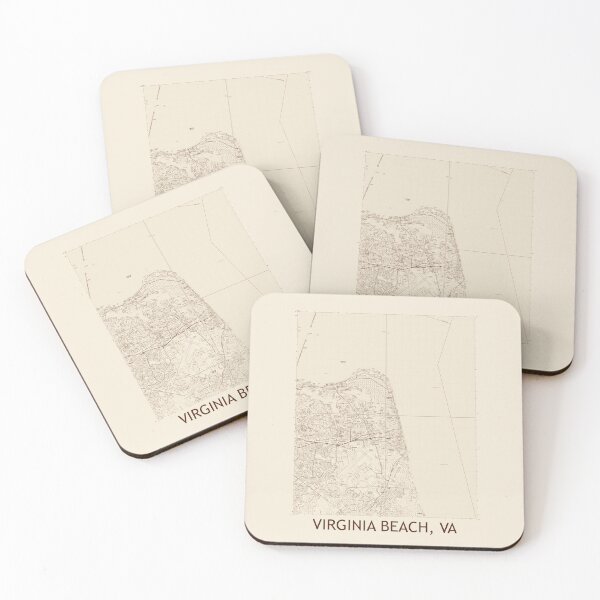 Item preview, Virginia Beach, VA Quad Topographical Map Vintage designed and sold by PGHPhotoCo.