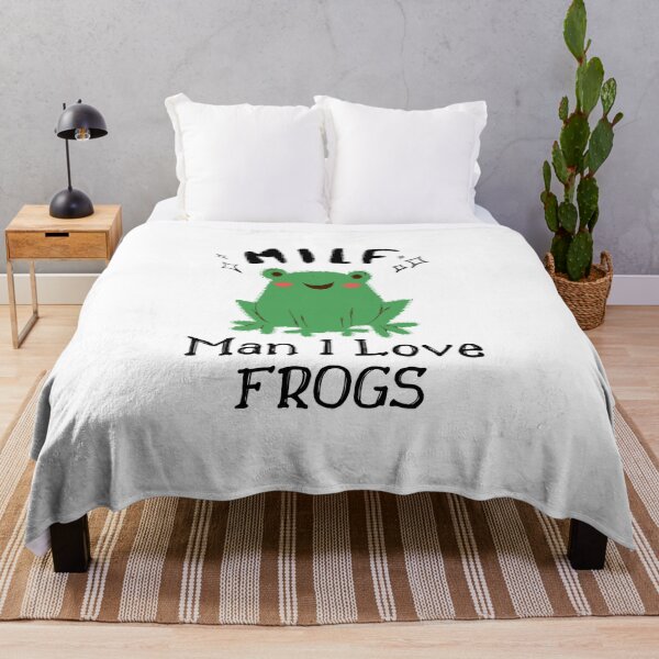 Item preview, Man I Love Frogs designed and sold by lucky-cloud.