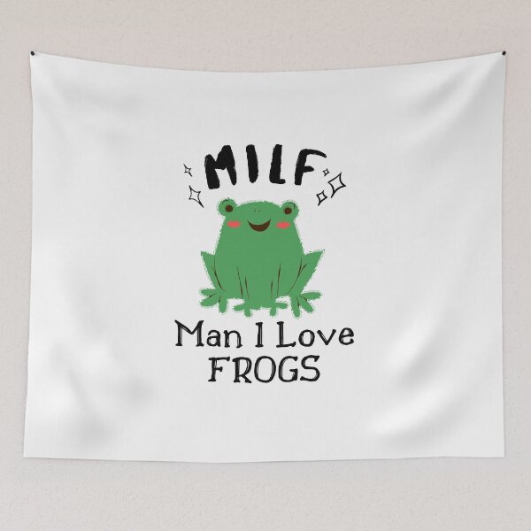 Item preview, Man I Love Frogs designed and sold by lucky-cloud.