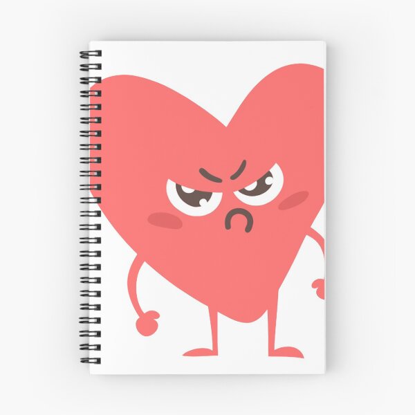 Item preview, Angry valentine heart emoji designed and sold by Cocodek.
