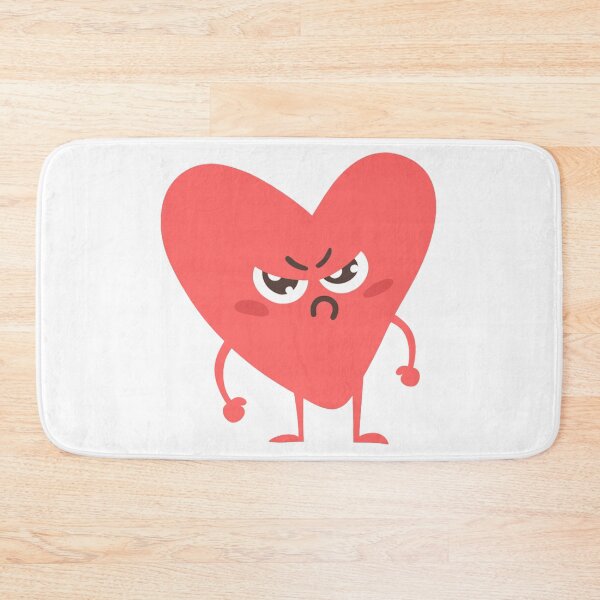 Item preview, Angry valentine heart emoji designed and sold by Cocodek.