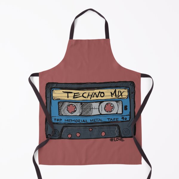 Item preview, Techno Mix - cassette with the most beautiful love songs from the past designed and sold by emm-j.