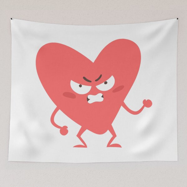 Item preview, Angry heart emoji designed and sold by Cocodek.