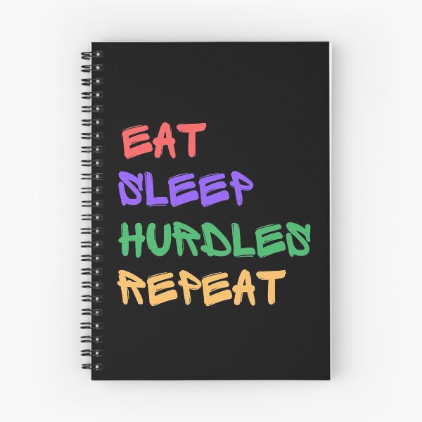 Item preview, Eat Sleep Hurdles Repeat designed and sold by stuff-n-stuff.