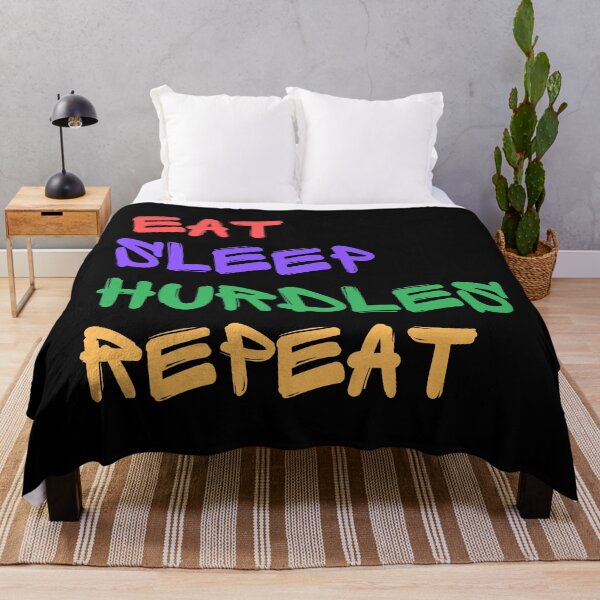 Item preview, Eat Sleep Hurdles Repeat designed and sold by stuff-n-stuff.
