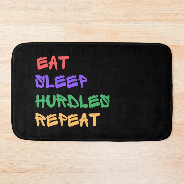Item preview, Eat Sleep Hurdles Repeat designed and sold by stuff-n-stuff.