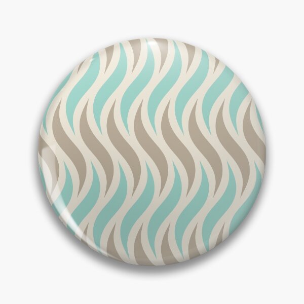 Item preview, Turquoise Wavy African Pattern  designed and sold by Inogitna Designs.