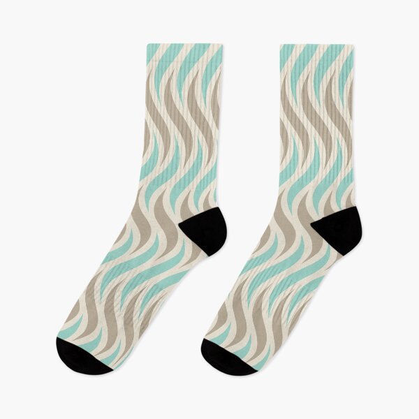 Item preview, Turquoise Wavy African Pattern  designed and sold by Inogitna Designs.