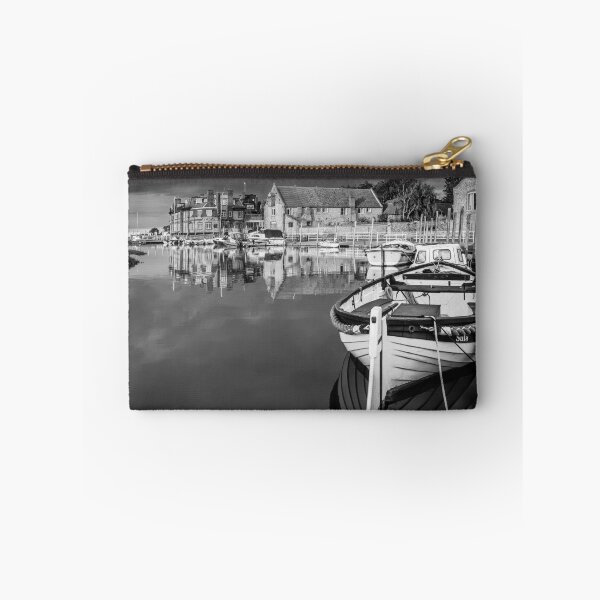Item preview, Reflections at Blakeney Harbour Norfolk Monochrome designed and sold by dp-images.