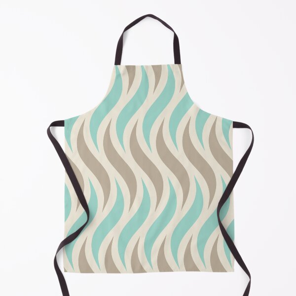 Item preview, Turquoise Wavy African Pattern  designed and sold by Inogitna Designs.
