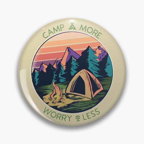 Item preview, Camp More Worry Less Camping Lover designed and sold by ForFunDesigns.