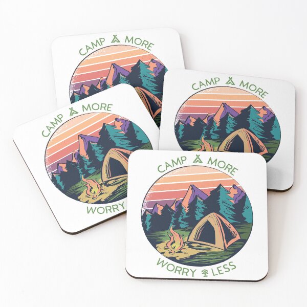 Item preview, Camp More Worry Less Camping Lover designed and sold by ForFunDesigns.