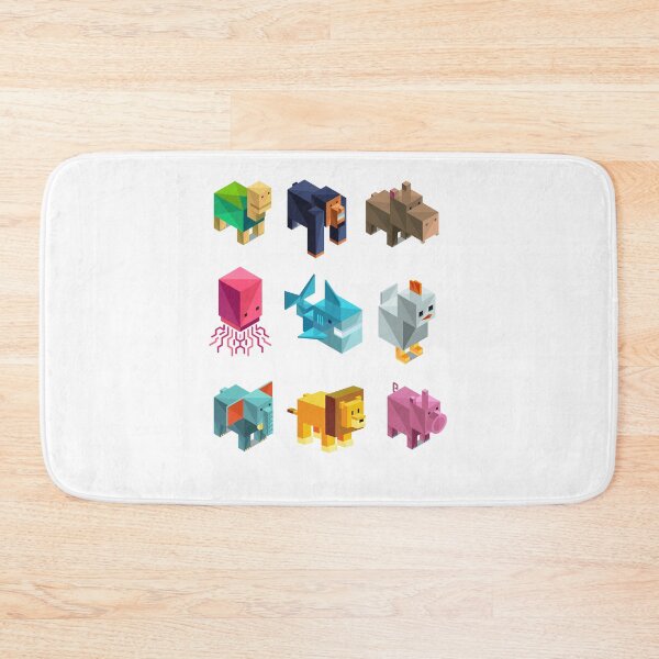Item preview, Minecraft Style Animals Sticker Pack designed and sold by DavesAccount.