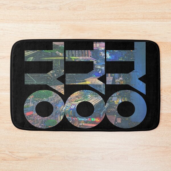 Item preview, Tokyo, Japan TYO Cityscape Repeating Pattern designed and sold by CrabbyLobster.