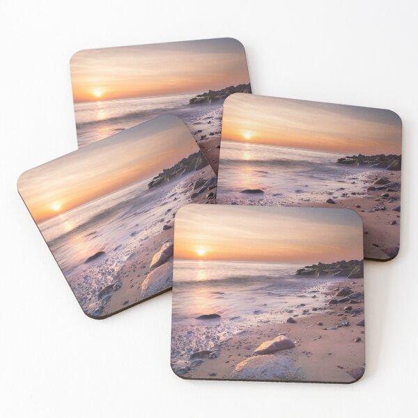 Item preview, Sunrise Glow on Sheringham Beach Norfolk designed and sold by dp-images.