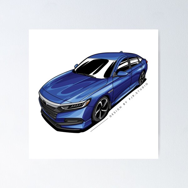Accord gen 10 blue Poster