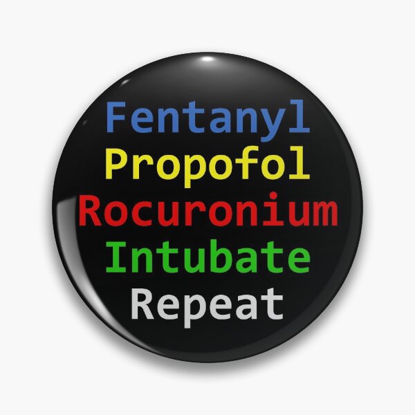 Item preview, Anesthesia made simple, fentanyl, propofol, rocuronium, intubate designed and sold by Tunezdesign.