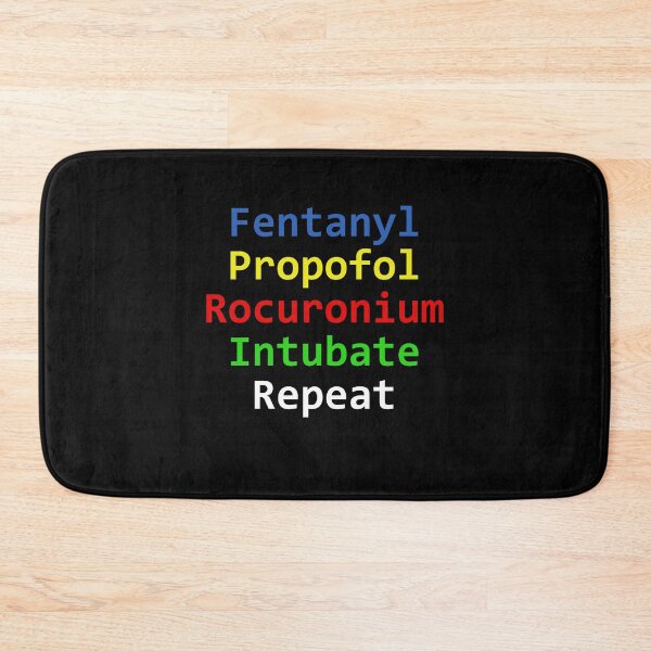 Item preview, Anesthesia made simple, fentanyl, propofol, rocuronium, intubate designed and sold by Tunezdesign.