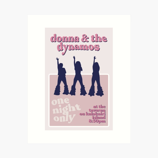 Donna & the Dynamos Art Print for Sale by honeydesigns