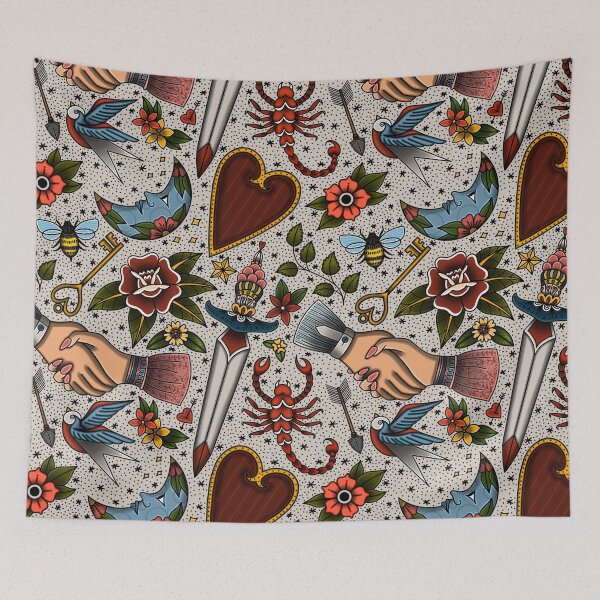 Item preview, American Traditional Flash Pattern designed and sold by MeredithAurelia.