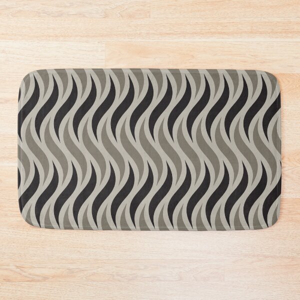Item preview, Black Wavy African Pattern  designed and sold by Inogitna Designs.