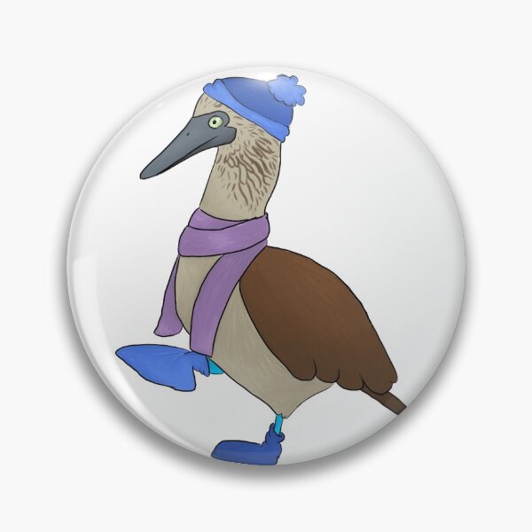 Item preview, Blue footed Booby in socks  designed and sold by ArtyZookeeper.