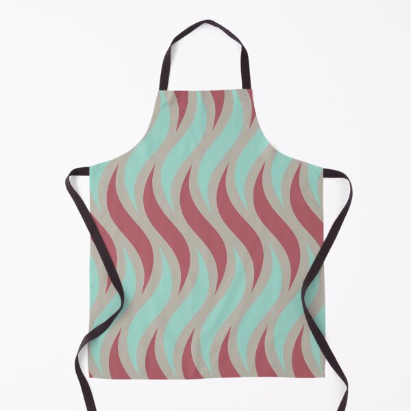 Item preview, Terracotta and Turquoise Wavy Afrocentric Pattern designed and sold by Inogitna Designs.