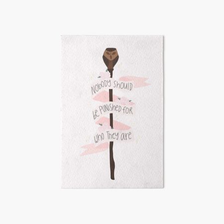 The Owl House Flower Quote Art Board Print