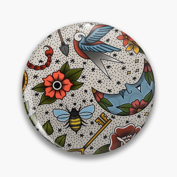 Item preview, American Traditional Flash Pattern designed and sold by MeredithAurelia.